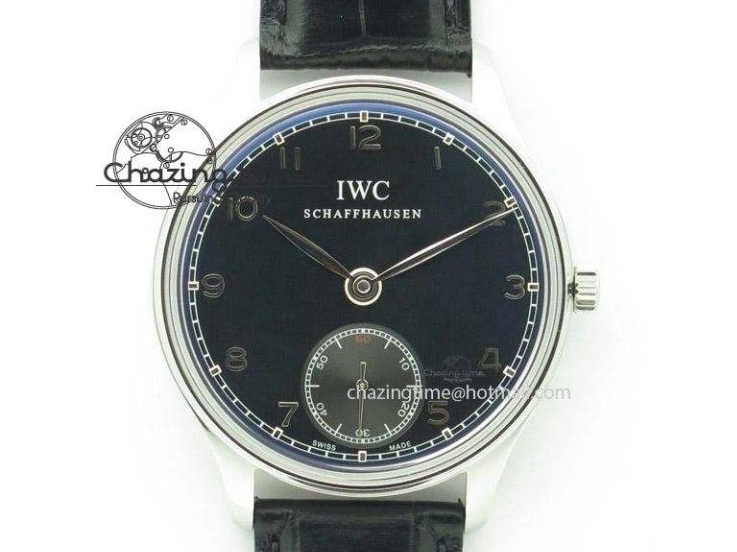 MIROTIME 0206 Portuguese Chrono IW371620 APSF 1:1 Best Edition White Blue Dial on Blue Leather Strap A MultiPurpose 7039